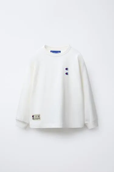 Футболка с нашивками CHAMPION ® X ZARA