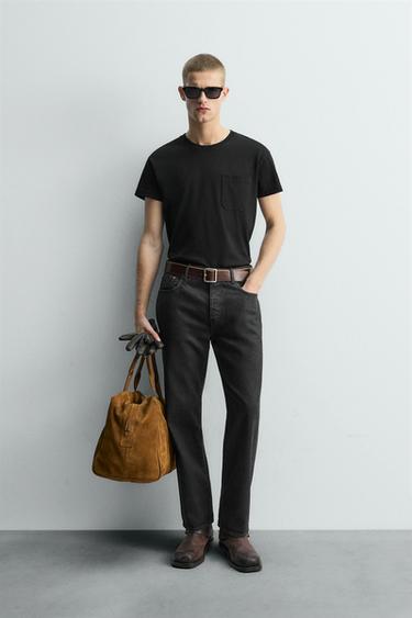 Zara Футболка 80-х годов с карманом