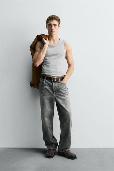 Zara Майка с отделкой в рубчик — LIMITED EDITION