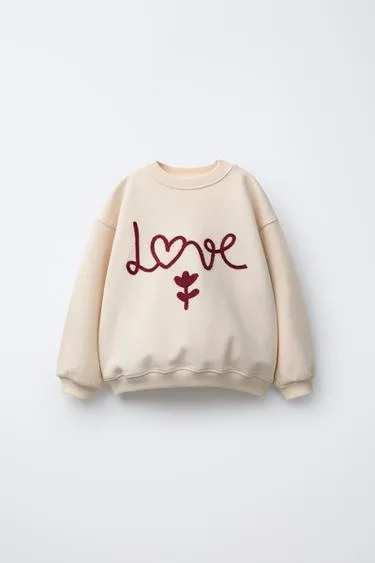 Толстовка с вышитой надписью- Заказать в России