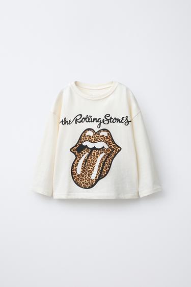 Zara Футболка с принтом ROLLING STONES ©