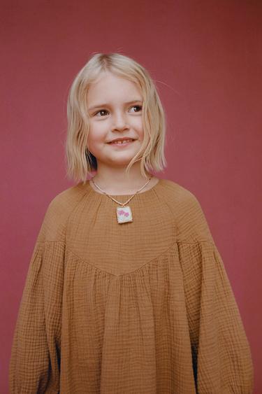 Zara Платье из жатой ткани