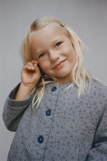 Zara Куртка-рубашка с цветочным узором