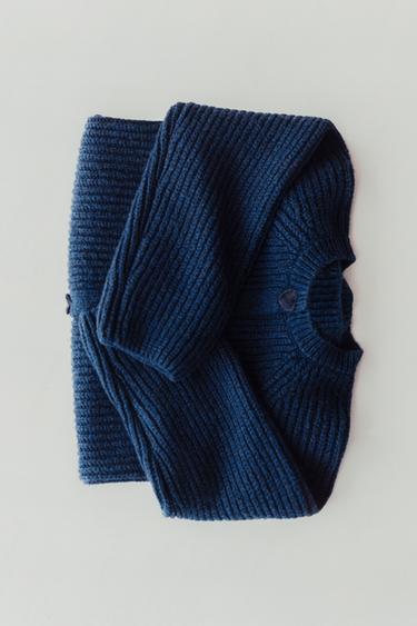 Zara Вязаный кардиган с сердцами