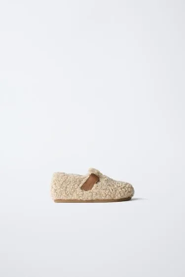 Туфли из искусственного меха ZARA