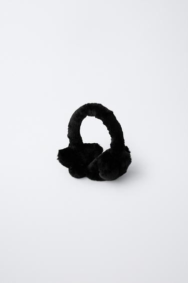 Zara Наушники из искусственного меха «звезда»