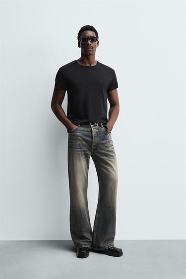 Zara Джинсы широкого кроя