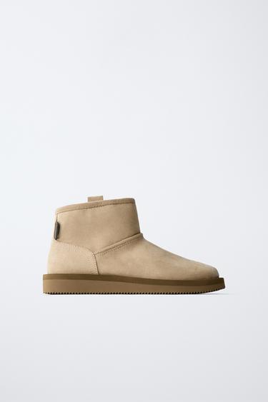 Zara Ботинки с мехом