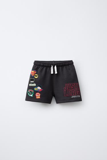 Zara Шорты-бермуды с принтом «лига справедливости» © & ™ DC COMICS купить с доставкой.