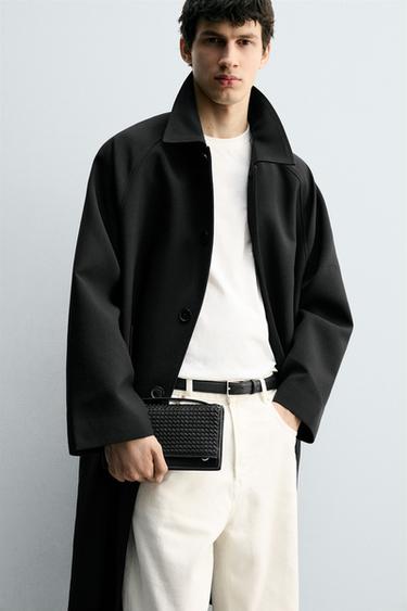 Zara Плетеный кошелек XL купить с доставкой.