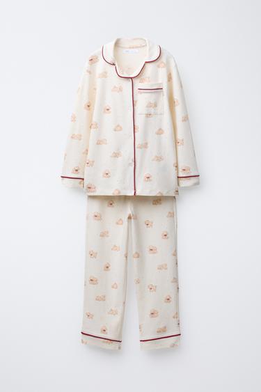 Zara 6-14 лет/пижама с принтом «щенки»