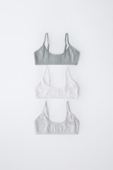Zara Набор из трех топов со стразами различных форм 9-14 лет купить с доставкой.