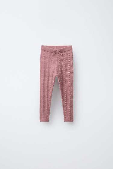 Zara Трикотажные легинсы с косами