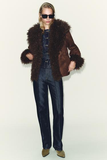 Zara Джинсы Z1975 STRAIGHT со средней посадкой и стрелками