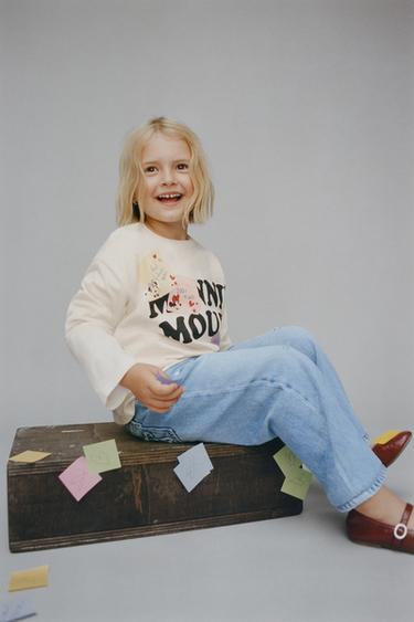 Zara Лонгслив с нашивками MINNIE MOUSE © DISNEY