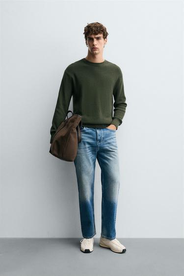 Zara Джемпер жемчужной вязки купить с доставкой.