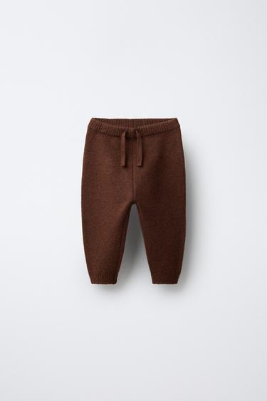 Zara Трикотажные брюки-джоггеры с вышитым утенком