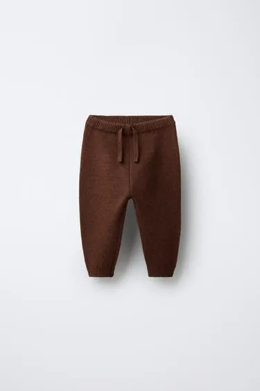 Трикотажные брюки-джоггеры с вышитым утенком