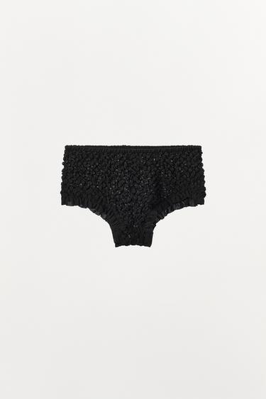 Zara Трусы-шорты с текстурой