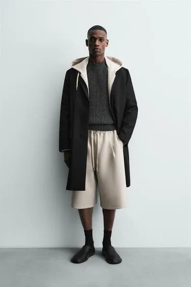 Бермуды в стиле неопрена с ламлами