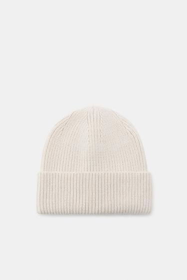 Zara Шапка бини в рубчик