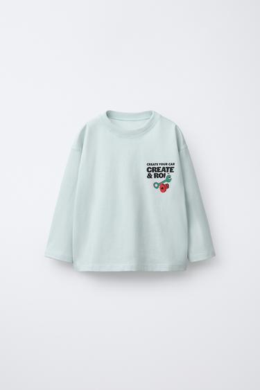 Zara Футболка с принтом автомобиля