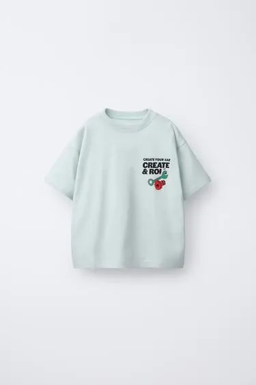 Футболка с принтом автомобиля- Заказать в России