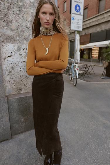 Zara Свитер из тонкого трикотажа