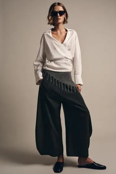 Объемные брюки с шерстью из коллекции ZW- Заказать в России