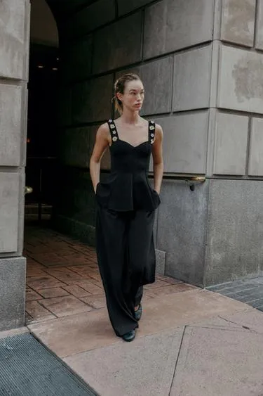 Топ-пеплум из стрейча- Заказать в России