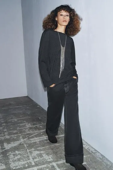 Мягкая топ с драпировкой на спине