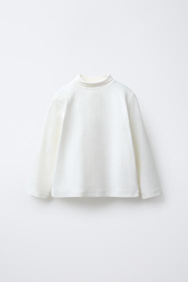 Zara Топ с воротником-стойкой