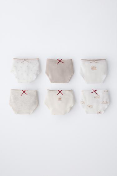 Zara 6-14 лет/ набор из шести трусов с принтом собачек купить с доставкой.