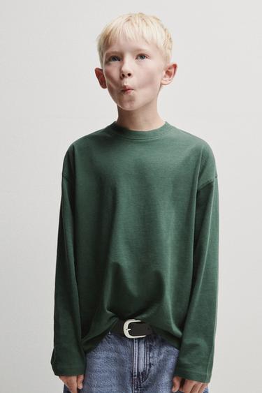 Zara Базовая футболка MEDIUM WEIGHT купить с доставкой.