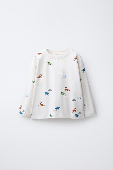 Zara Футболка с принтом