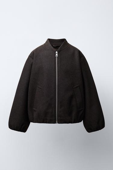 Zara Мягкая куртка-бомбер купить с доставкой.