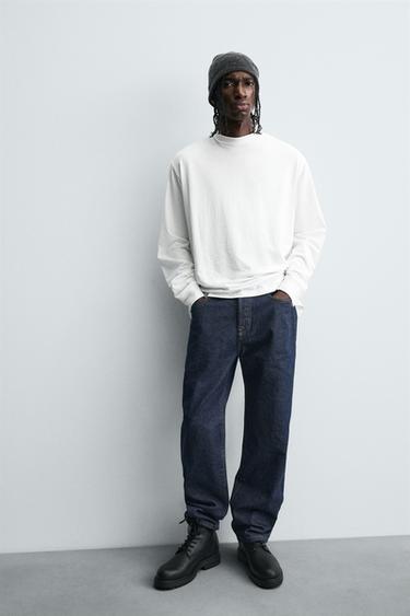 Zara Ботинки со шнуровкой на объемной подошве