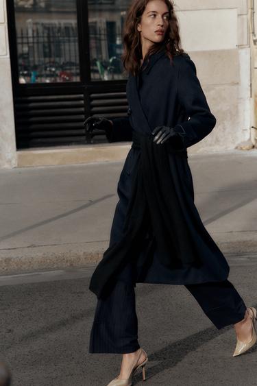 Zara Лакированные туфли-мюли на каблуке