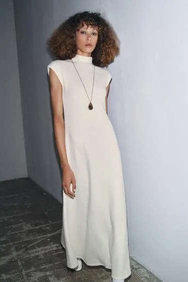 Длинное мягкое платье- Заказать в России