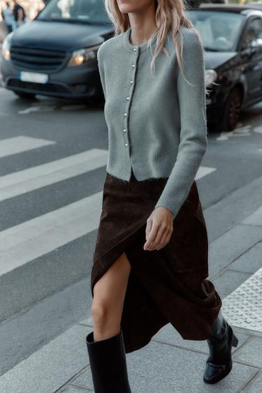 Zara Кардиган с пуговицами-шариками