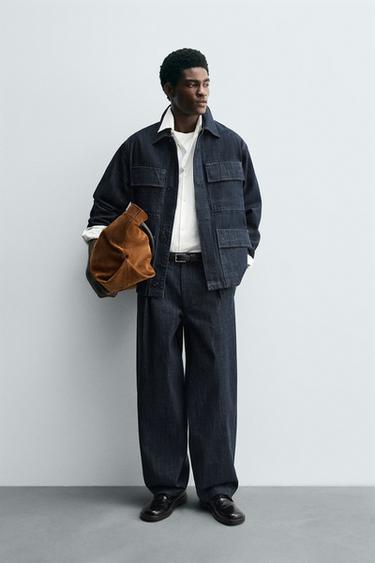 Zara Джинсы чинос BARREL FIT