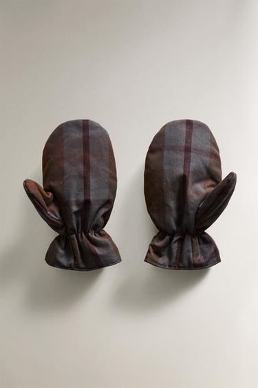 Zara Детская кухонная рукавица в клетку купить с доставкой.