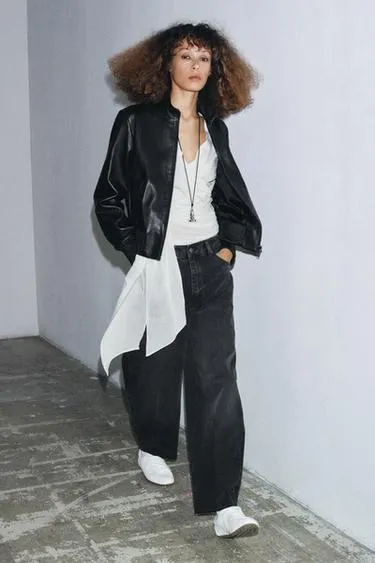 Зауженные джинсы с высокой посадкой — ZW COLLECTION