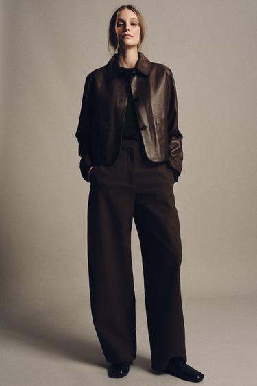 Zara Брюки в полоску — ZW COLLECTION