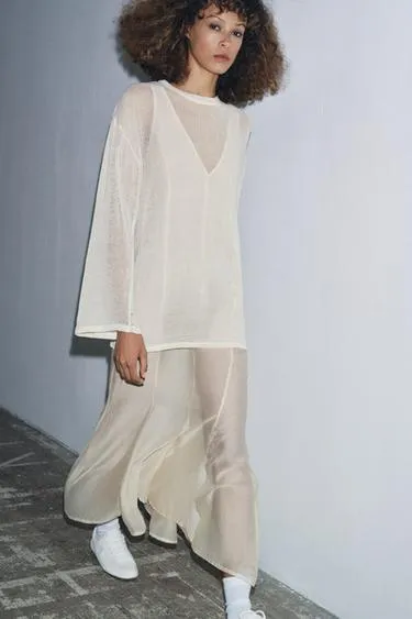 Длинное комбинированное платье- Заказать в России