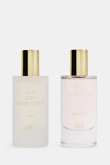 Zara Красный ZARA TEMPTATION EDP + HAIR MIST LIMITED EDITION 2X50ML (1.7 FL. OZ)