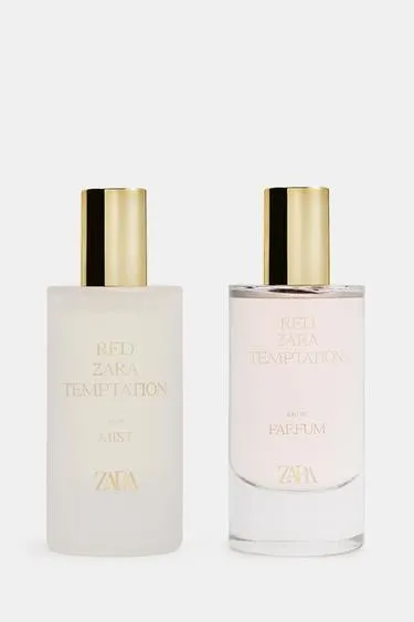 Красный ZARA TEMPTATION EDP + HAIR MIST LIMITED EDITION 2X50ML (1.7 FL. OZ)