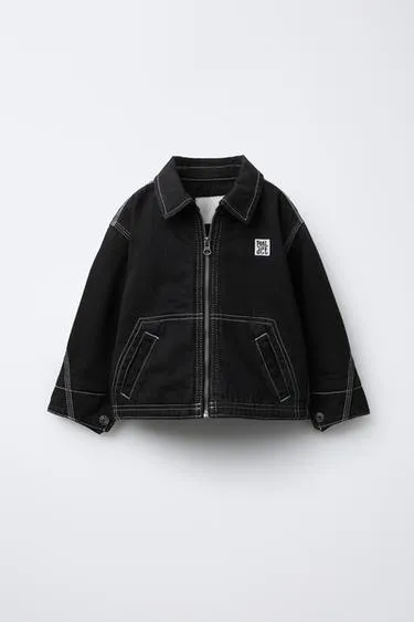 Джинсовая куртка с флисовой подкладкой- Заказать в России