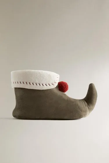 Тапочки для детей в стиле рождественского эльфа- Заказать в России