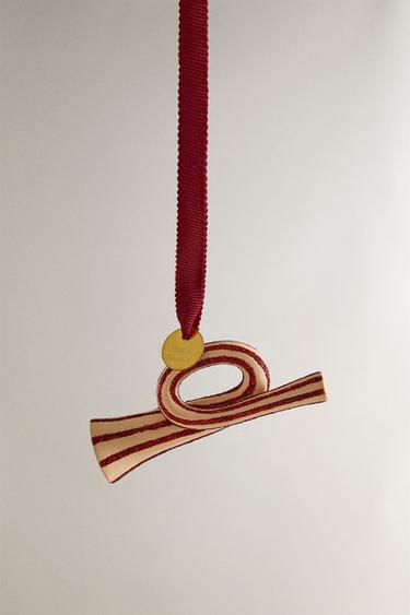 Zara Блестящая новогодняя игрушка на ёлку в виде трубы